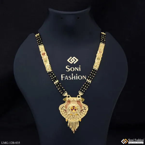Latest_Design_Gold_Plated_Mangalsutra_For_Women_Style_B035