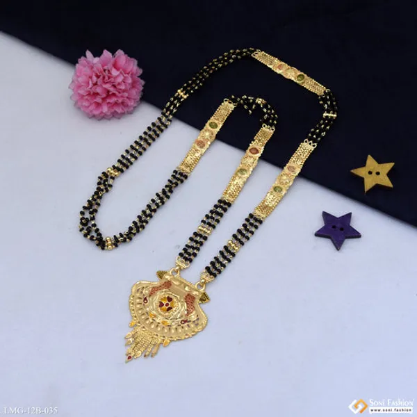 Latest_Design_Gold_Plated_Mangalsutra_For_Women_Style_B035