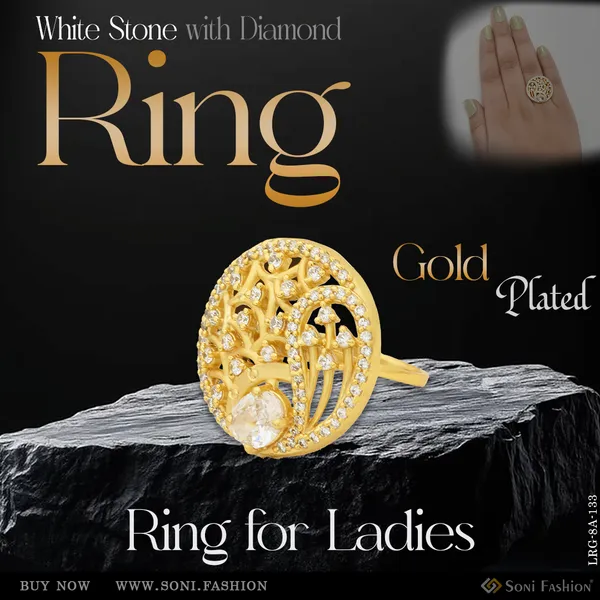 White_Stone_With_Diamond_Superior_Quality_Gold_Plated_Ring_For_Ladies_Style_Lrg_133
