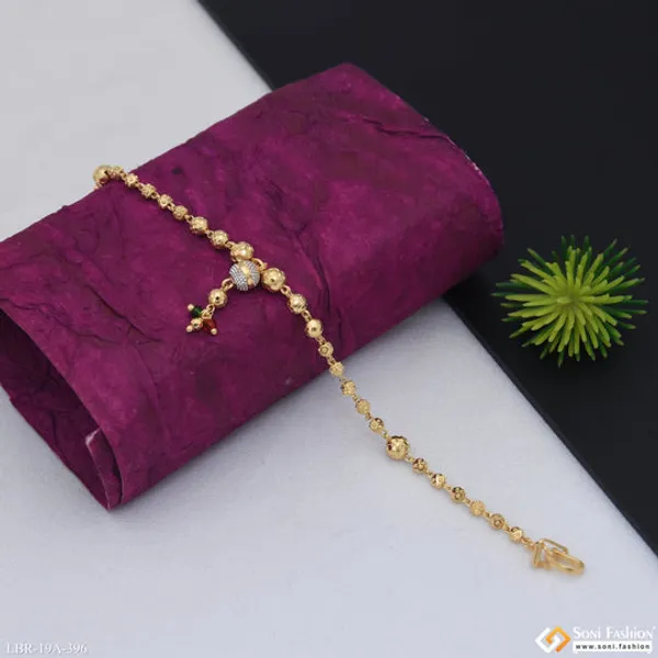 1_Gram_Gold_Plated_Designer_Bracelet_For_Ladies_Style_A396