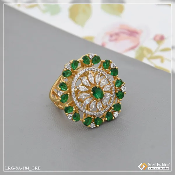 Fashion_Forward_With_Diamond_Designer_Gold_Plated_Ring_For_Ladies_Style_A184