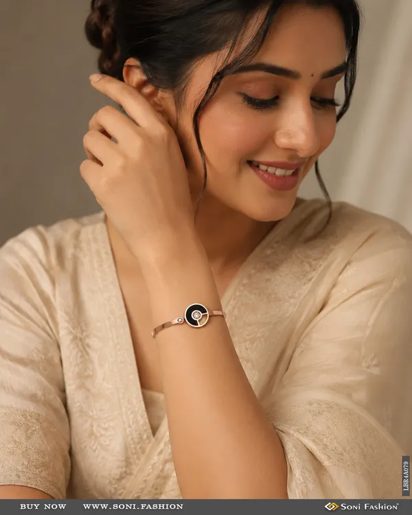 Best_Quality_With_Diamond_Rose_Gold_Bracelet_For_Girl_Lady_Style_Lbra079