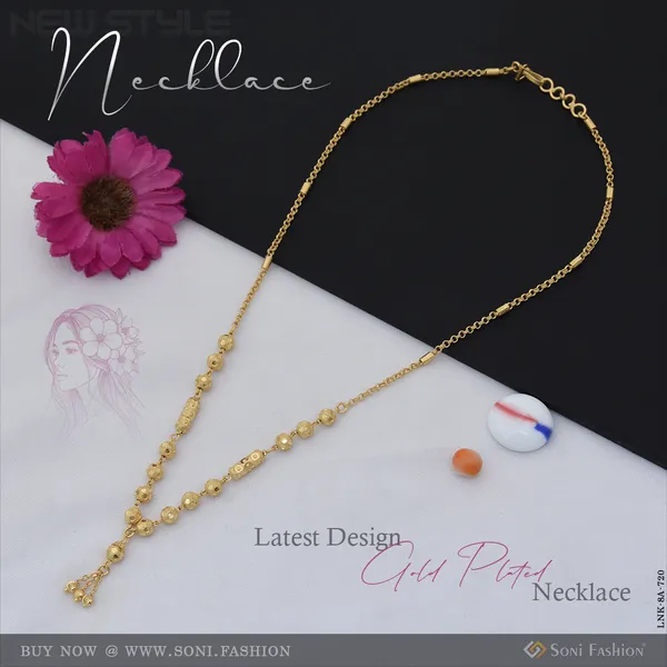 New_Style_Gold_Plated_Necklace_For_Ladies_Style_A720