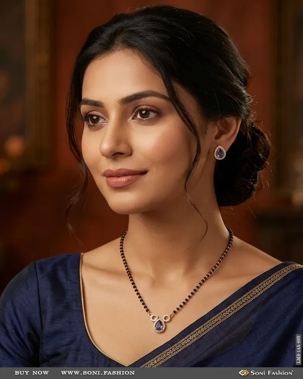 Casual_Design_Gold_Plated_Mangalsutra_Set_For_Women_Style_A669