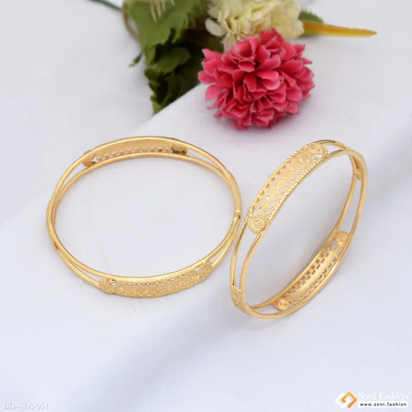 1_Gram_Gold_Plated_Gorgeous_Design_Bangles_For_Women_Style_A051