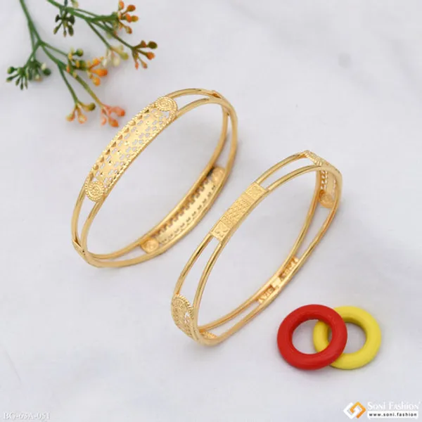 1_Gram_Gold_Plated_Gorgeous_Design_Bangles_For_Women_Style_A051