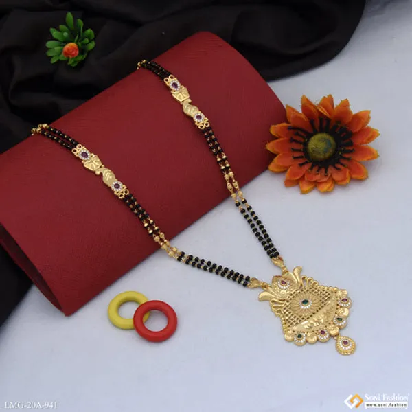 Latest_Design_Gold_Plated_Mangalsutra_For_Women_Style_A941