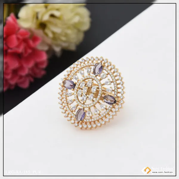Exclusive_Design_With_Diamond_Classic_Design_Gold_Plated_Ring_For_Lady_Style_A185