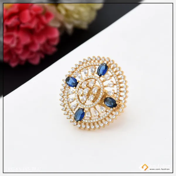 Exclusive_Design_With_Diamond_Classic_Design_Gold_Plated_Ring_For_Lady_Style_A185