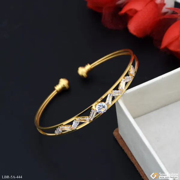 Beautiful_Design_Gold_Plated_Bracelet_For_Ladies_Style_A444