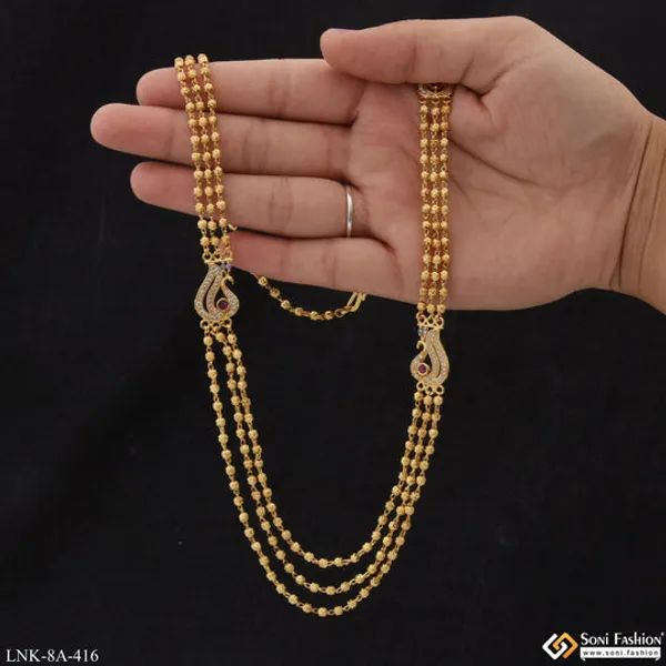 Lovely_Design_With_Diamond_Classic_Design_Gold_Plated_Mala_For_Women_Style_A416