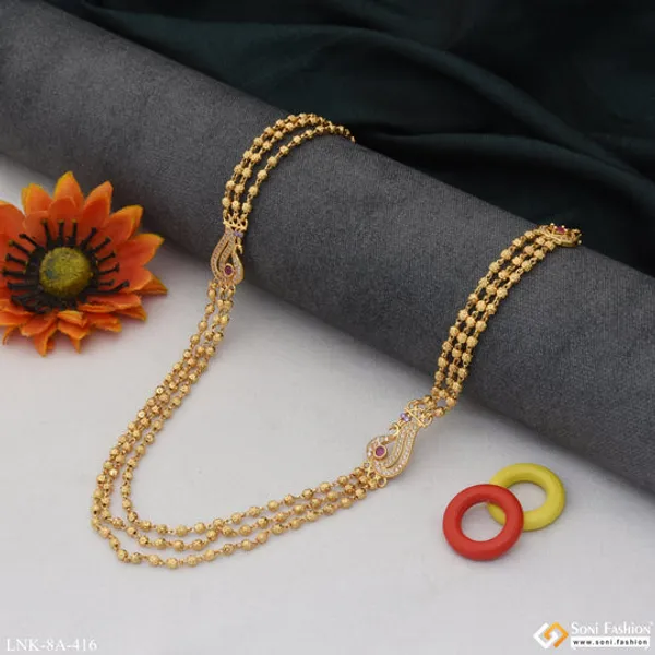 Lovely_Design_With_Diamond_Classic_Design_Gold_Plated_Mala_For_Women_Style_A416