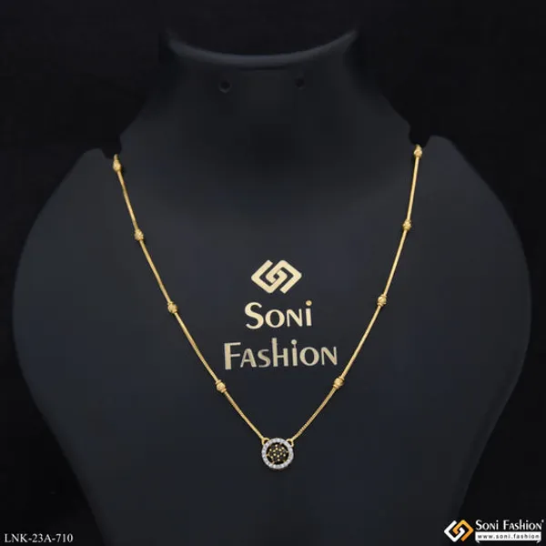 1_Gram_Gold_Plated_Superior_Quality_Chain_Pendant_For_Ladies_Style_A710