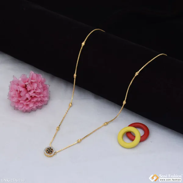 1_Gram_Gold_Plated_Superior_Quality_Chain_Pendant_For_Ladies_Style_A710
