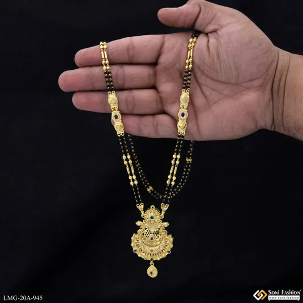 Eye_Catching_Design_Gold_Plated_Mangalsutra_For_Women_Style_A945