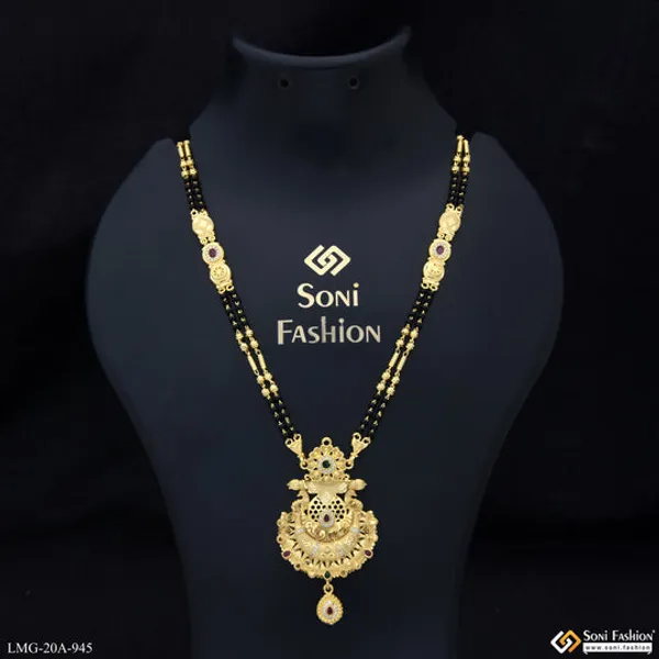 Eye_Catching_Design_Gold_Plated_Mangalsutra_For_Women_Style_A945