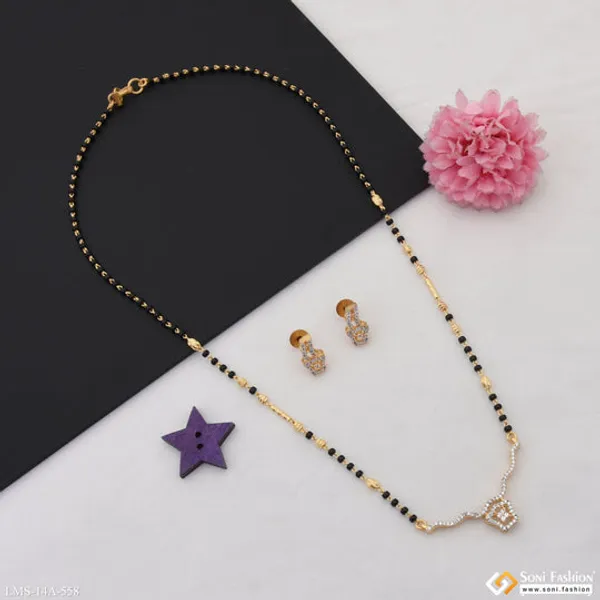 Glamorous_Design_Gold_Plated_Mangalsutra_Set_For_Women_Style_A558