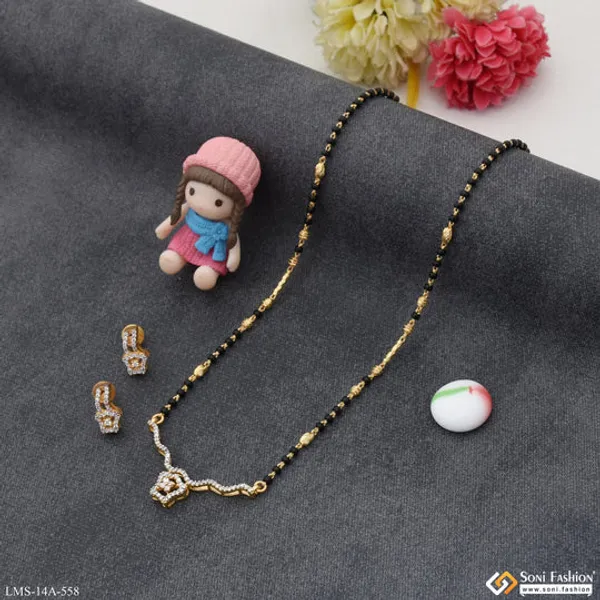 Glamorous_Design_Gold_Plated_Mangalsutra_Set_For_Women_Style_A558