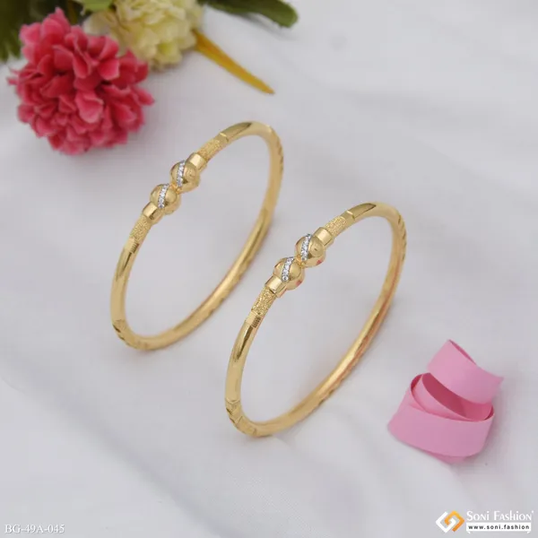 1_Gram_Gold_Plated_Brilliant_Design_Bangles_For_Women_Style_A045