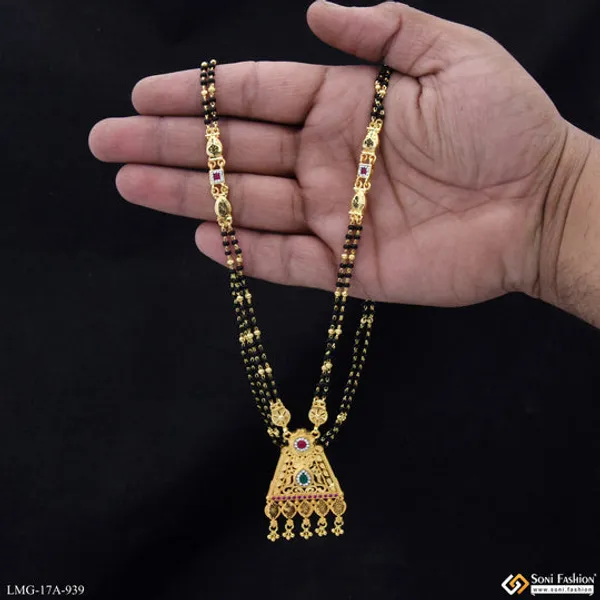 Charming_Design_Gold_Plated_Mangalsutra_For_Women_Style_A939