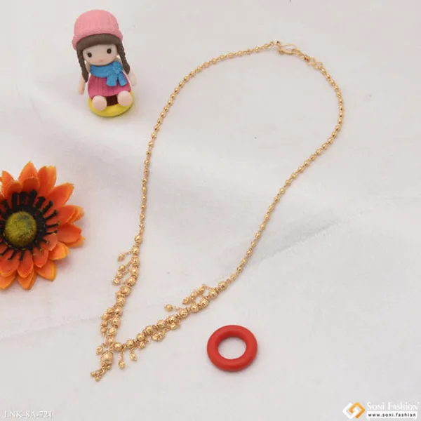 Artisanal_Design_Gold_Plated_Necklace_For_Ladies_Style_A721