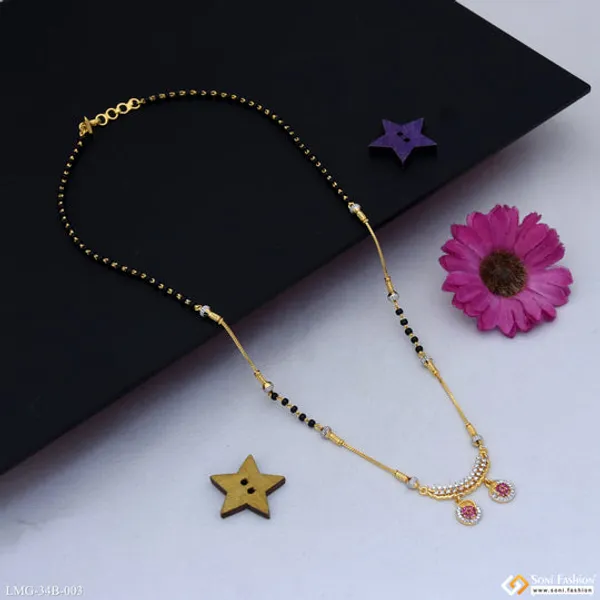 1_Gram_Gold_Plated_Decorative_Design_Mangalsutra_For_Women_Style_B003