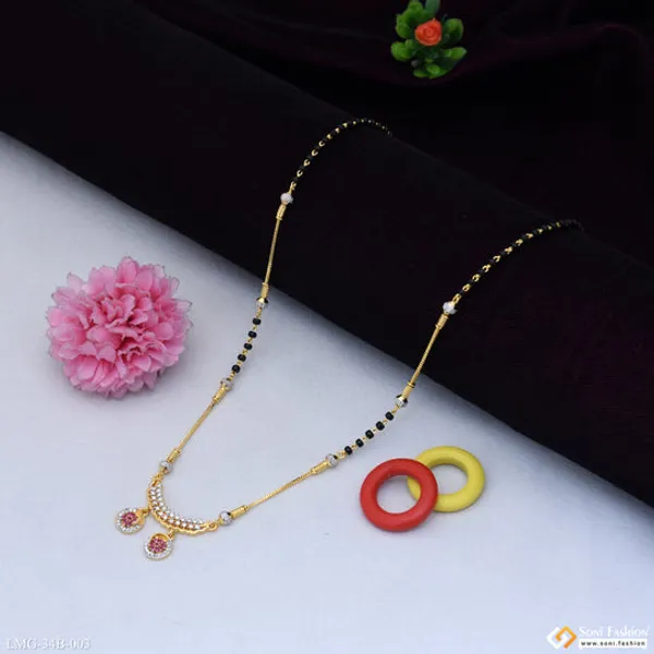 1_Gram_Gold_Plated_Decorative_Design_Mangalsutra_For_Women_Style_B003