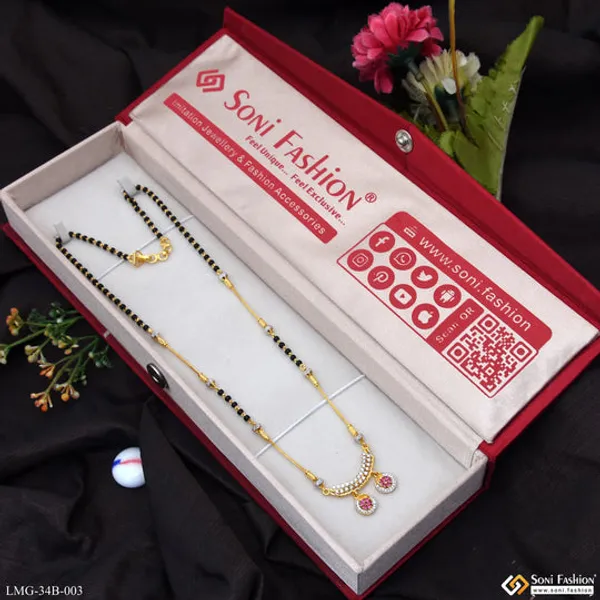 1_Gram_Gold_Plated_Decorative_Design_Mangalsutra_For_Women_Style_B003