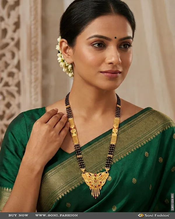Latest_Design_Gold_Plated_Mangalsutra_For_Women_Style_A951