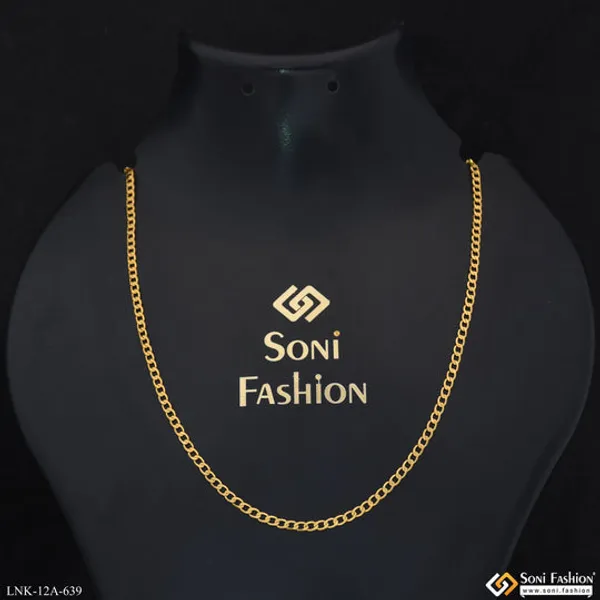 1_Gram_Gold_Plated_Fashionable_Chain_For_Ladies_Style_A639