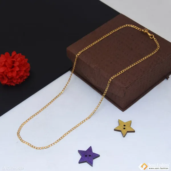 1_Gram_Gold_Plated_Fashionable_Chain_For_Ladies_Style_A639