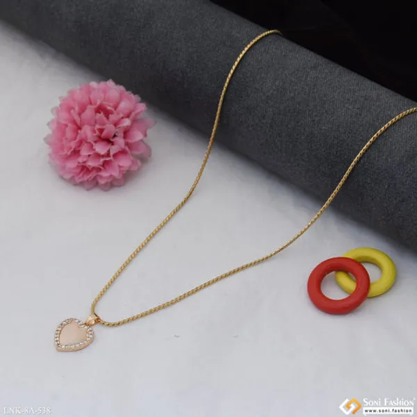 Sparkling_Design_Gold_Plated_Chain_Pendant_For_Ladies_Style_A538