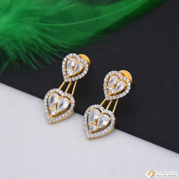 1_Gram_Gold_Plated_Brilliant_Design_Earrings_For_Ladies_Style_A222
