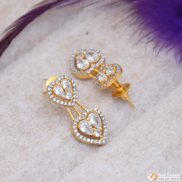 1_Gram_Gold_Plated_Brilliant_Design_Earrings_For_Ladies_Style_A222
