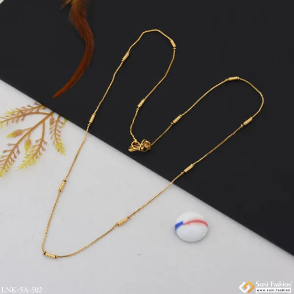 Fashionable_Slim_Design_Gold_Plated_Chain_For_Ladies_Style_A502