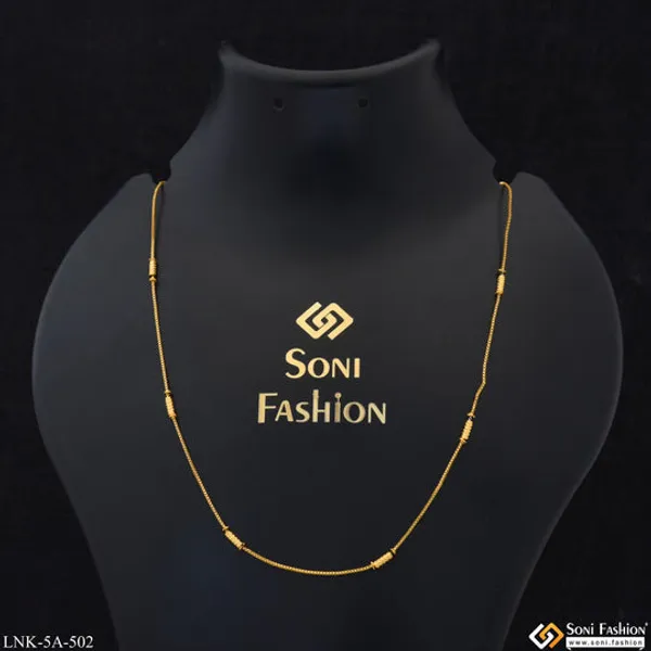 Fashionable_Slim_Design_Gold_Plated_Chain_For_Ladies_Style_A502