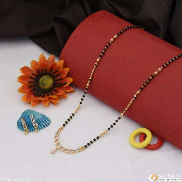 1_Gram_Gold_Plated_Eye_Catching_Design_Mangalsutra_Set_For_Women_Style_A514