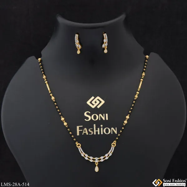 1_Gram_Gold_Plated_Eye_Catching_Design_Mangalsutra_Set_For_Women_Style_A514