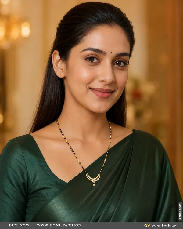 Chic_Design_Gold_Plated_Mangalsutra_For_Women_Style_A917