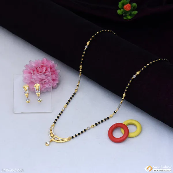 1_Gram_Gold_Plated_Eye_Catching_Design_Mangalsutra_Set_For_Women_Style_A660