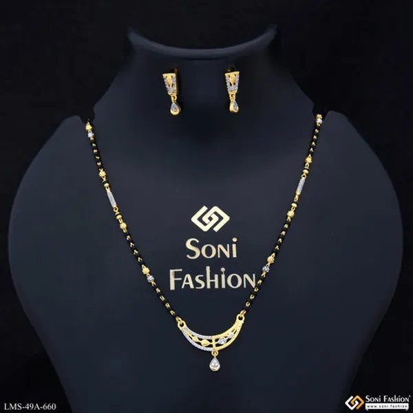 1_Gram_Gold_Plated_Eye_Catching_Design_Mangalsutra_Set_For_Women_Style_A660
