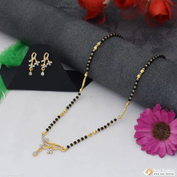 1_Gram_Gold_Plated_Classic_Design_Mangalsutra_Set_For_Women_Style_A567