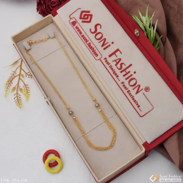 1_Gram_Gold_Plated_With_Diamond_Charming_Design_Necklace_For_Ladies_Style_A116