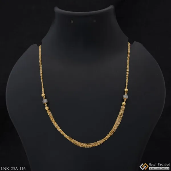 1_Gram_Gold_Plated_With_Diamond_Charming_Design_Necklace_For_Ladies_Style_A116