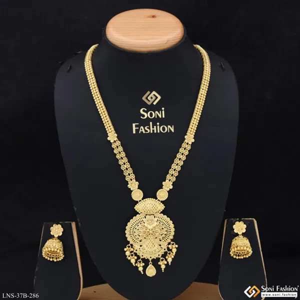 1_Gram_Gold_Plated_New_Style_Necklace_Set_For_Women_Style_B286