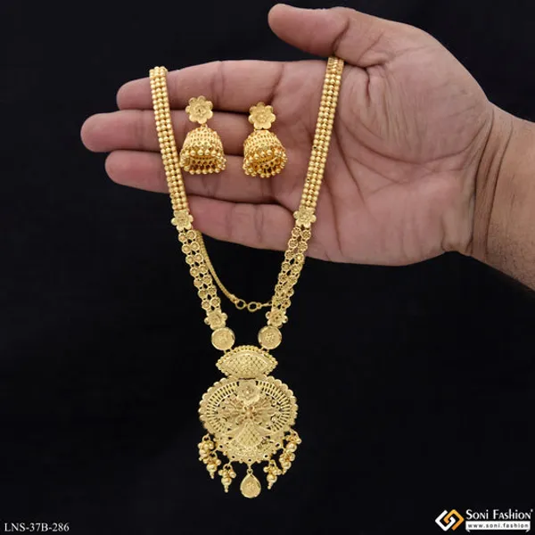 1_Gram_Gold_Plated_New_Style_Necklace_Set_For_Women_Style_B286