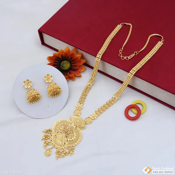 1_Gram_Gold_Plated_New_Style_Necklace_Set_For_Women_Style_B286