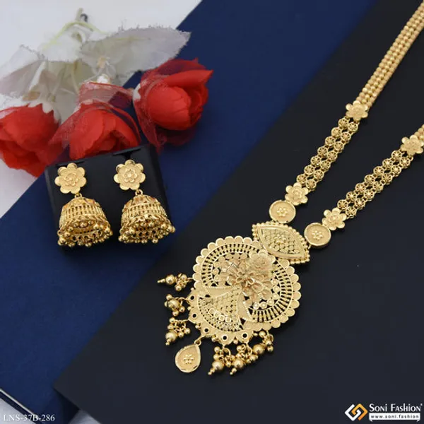 1_Gram_Gold_Plated_New_Style_Necklace_Set_For_Women_Style_B286