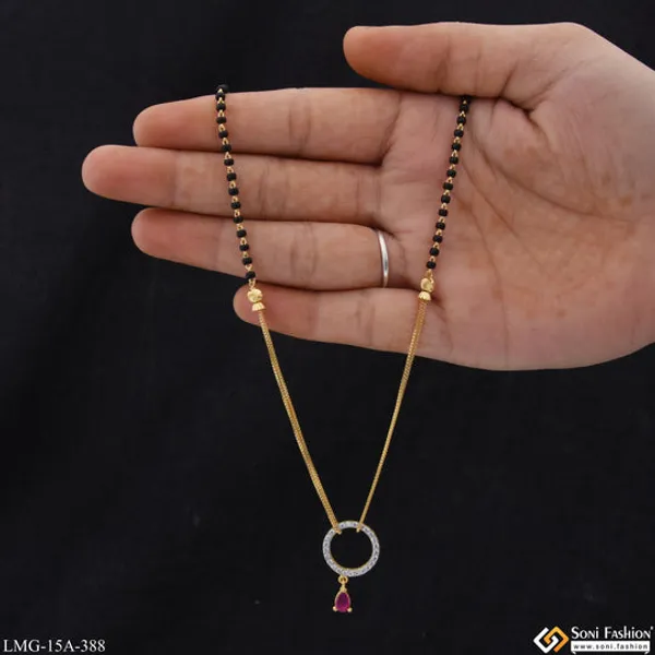 1_Gram_Gold_Plated_Superior_Quality_Mangalsutra_For_Women_Style_A388