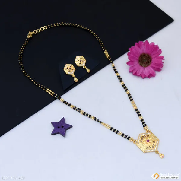 Unique_Design_Gold_Plated_Mangalsutra_Set_For_Women_Style_A679